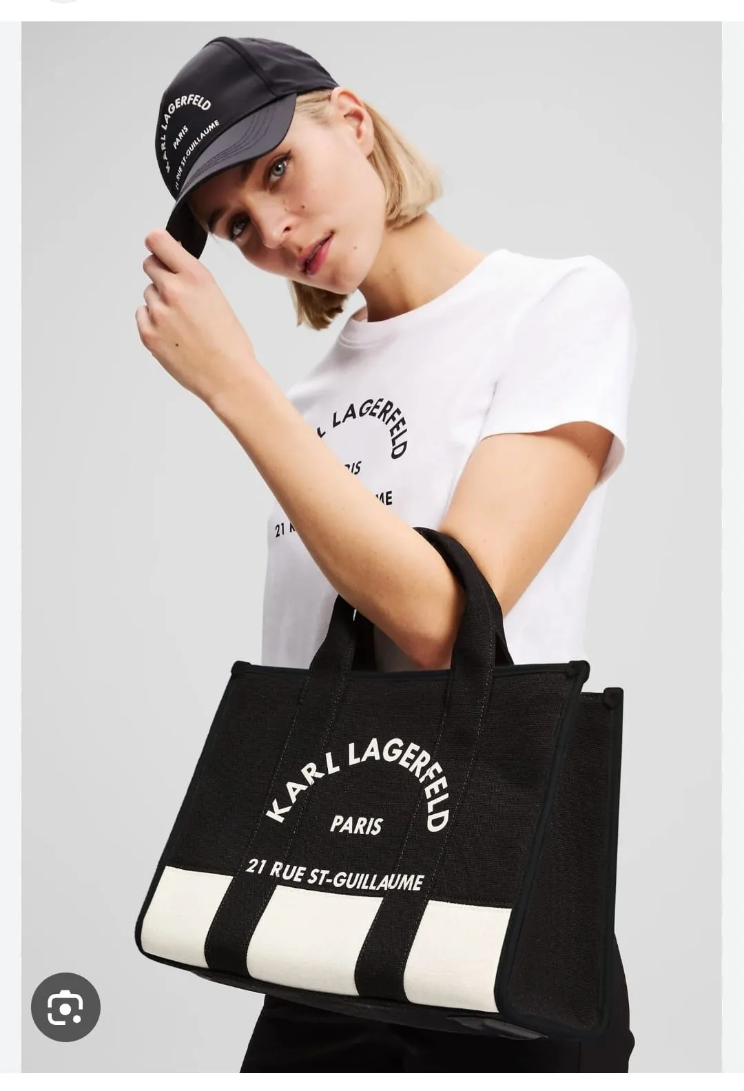Karl Lagerfeld Rue St-Guillaume Canvas Tote bag
