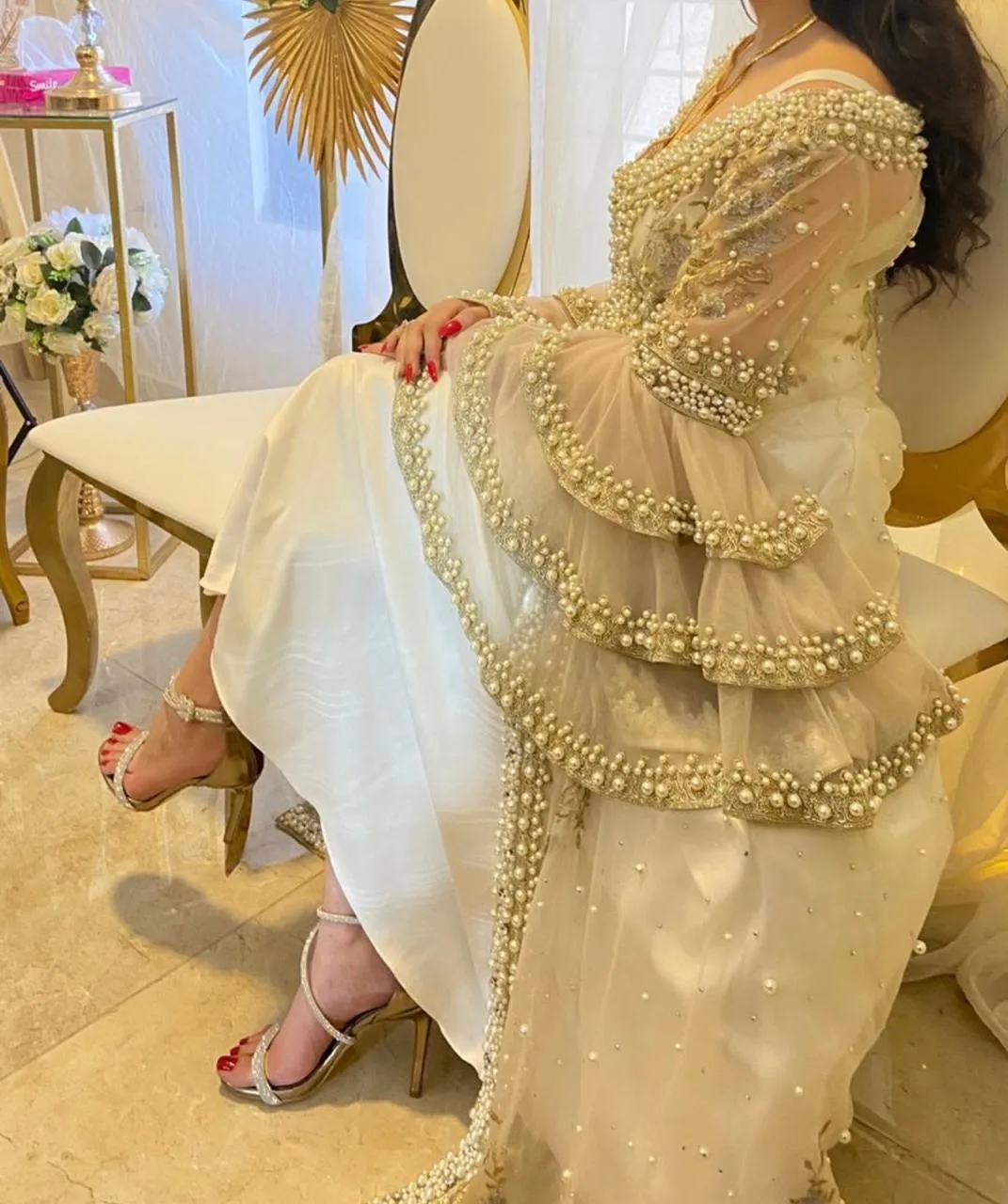 Engagement dress  تصميم آيات الزعبي