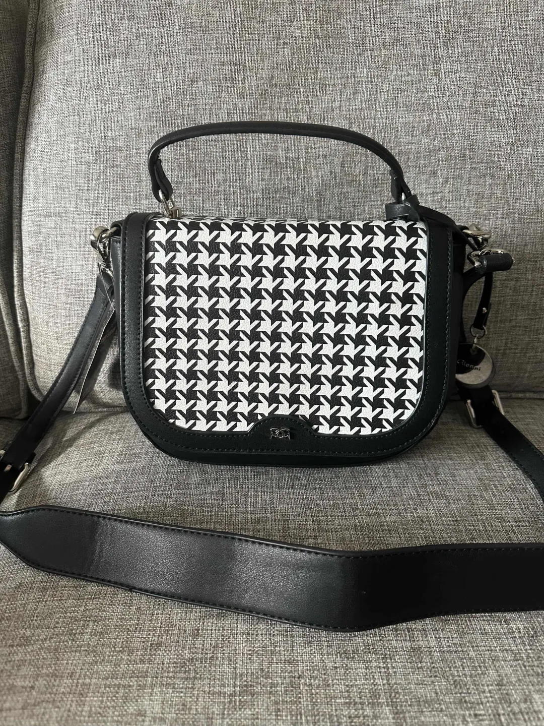 Black and white bag