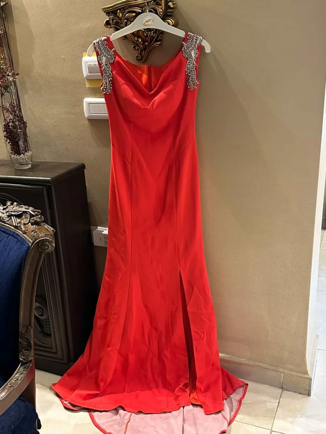 Red dress