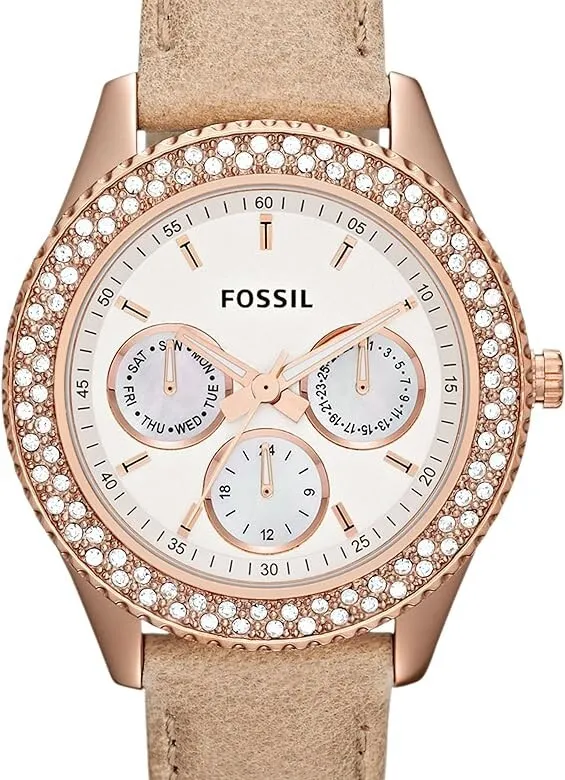 Fossil Women's ES3104 Stainless Steel Analog White Dial